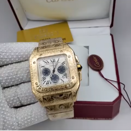 Cartier Luxury Gold watch